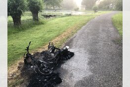 Afgebrande scooter gevonden in Abbekerk