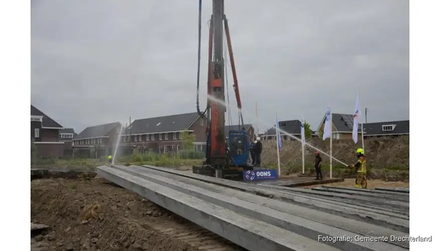Eerste paal geslagen Reigersborg Noord 3g