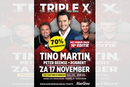 "Triple X" met Tino Martin bijna uitverkocht in Marlene !!