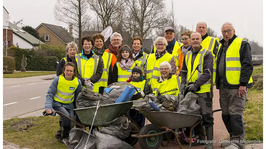Landelijke Opschoondag op 23 maart, ook in Medemblik