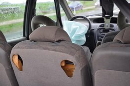 Kop-staart-botsing in Opmeer