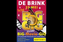 Zaterdag 25 mei a.s. in De Brink Obdam: BiG-Movie-GiG met muziek uit films en tv-series