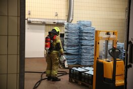 Brand bij dierenvoedingbedrijf Opmeer