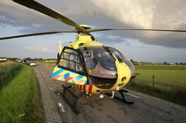 Fietser zwaargewond na aanrijding in Ursem