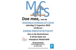 Medemblik Harbour City Swim, 17 augustus Haven Medemblik