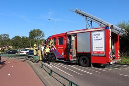 Ongeval in Enkhuizen, automobilist naar ziekenhuis