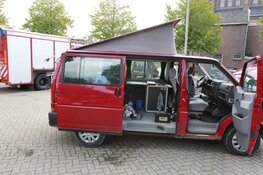 Camper dreigt in brand te vliegen