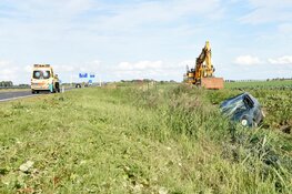 Auto te water na slippartij