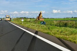 Auto te water na slippartij