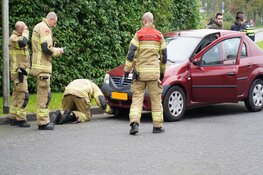 Auto bijna in brand in Hoorn