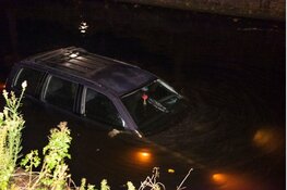 Bestuurder onder invloed raakt meerdere auto&#39;s en eindigt in water Hoorn