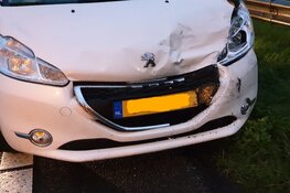 File door kettingbotsing op A7 bij Avenhorn voorbij