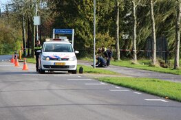 Politie-onderzoek langs De Gouw in Enkhuizen