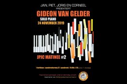Gideon van Gelder, uniek éénmalig concert; Solo Piano zondag 24 nov aanvang 15.00 uur 't Kerkhuys Spanbroek