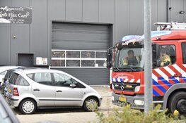 Klein brandje op industrieterrein