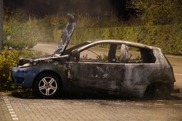 Auto in brand in Enkhuizen