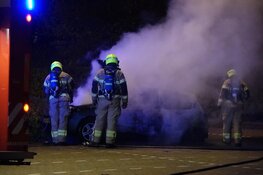 Auto in brand in Enkhuizen