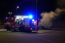 Auto in brand in Enkhuizen