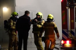 Brand bij recyclingbedrijf in Wognum