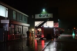 Brand bij recyclingbedrijf in Wognum