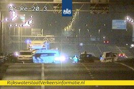 A7 richting Hoorn dicht na ongeluk met meerdere auto&#39;s