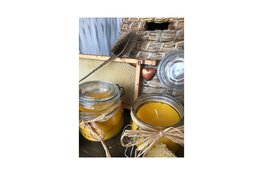 Jam en Zo verkoopt sinds kort  100% Bijen was kaarsen, puur natuur!