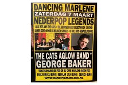 Komende zaterdag George Baker en The Cats Aglow Band in Marlene