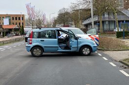 Aanhouding na overval Bovenkarspel, politiewagen in aanrijding