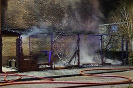 Flinke brand bij woning in Enkhuizen