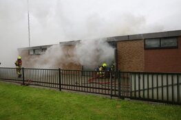 Brand bij sportvereniging Victoria O.