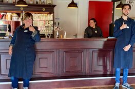 Blij dat ze weer mogen werken