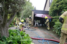 Brand in garage woning Avenhorn