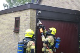 Brand in garage woning Avenhorn