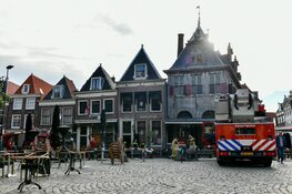 Brand bij café Ridderikhoff in Hoorn