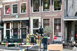Brand bij café Ridderikhoff in Hoorn