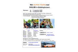 Met Alpha Tours naar WALIBI in Biddinghuizen