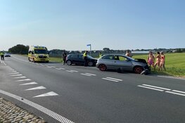 Ongeval met veel schade op de N307 Enkhuizen