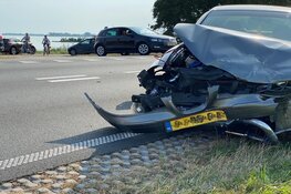 Ongeval met veel schade op de N307 Enkhuizen
