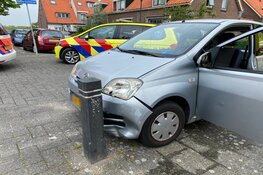 Ongeval op de Wethouder Stapelstraat in Enkhuizen
