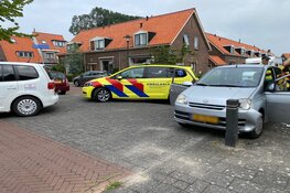 Ongeval op de Wethouder Stapelstraat in Enkhuizen