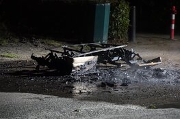 Grof vuil in brand aan Veilingweg