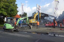 Schade brand Grootebroek overdag goed zichtbaar