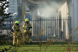 Containerbrand Zwaagdijk-Oost snel onder controle