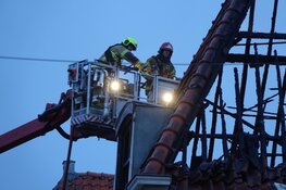 Grote brand in oude binnenstad Enkhuizen