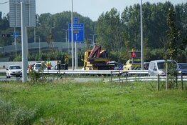 Gewonde bij eenzijdig ongeval op Westfrisiaweg bij Zwaag