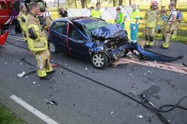 Automobilist overleden bij botsing met lijnbus in Oudendijk