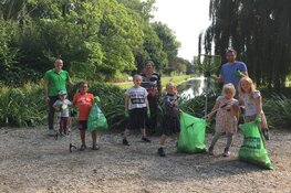Hoge afval-'oogst' in het Wilhelminaplantsoen