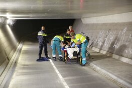 Gewonde fietser aangetroffen in fietstunnel Spierdijk
