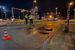 Ongeval met ambulance op de Keern in Hoorn