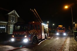 Brand legt overkapping in de as in Grootebroek